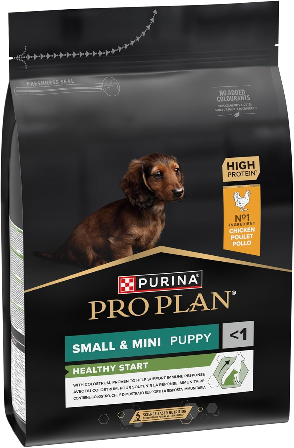 Pro Plan Small Und Mini Puppy Healthy Start, Welpenfutter Trocken, Reich an Huhn, 1Er Pack (1 X 3 Kg)
