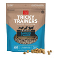 Crunchy Tricky Trainers Salmon Flavor Dog Treats; 8Oz. Bag
