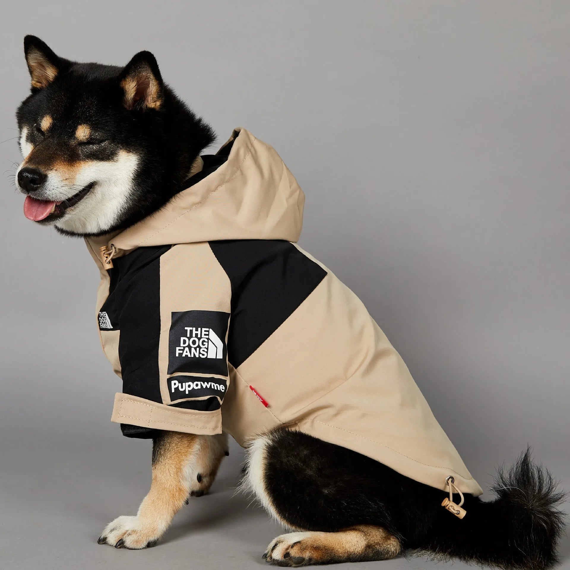 Soild Color Waterproof Dog Rain Coat S-5XL Large Dog Size Jacket Coat Windbreaker Pet Clothes 2 Legged Puppy Out Door Coat