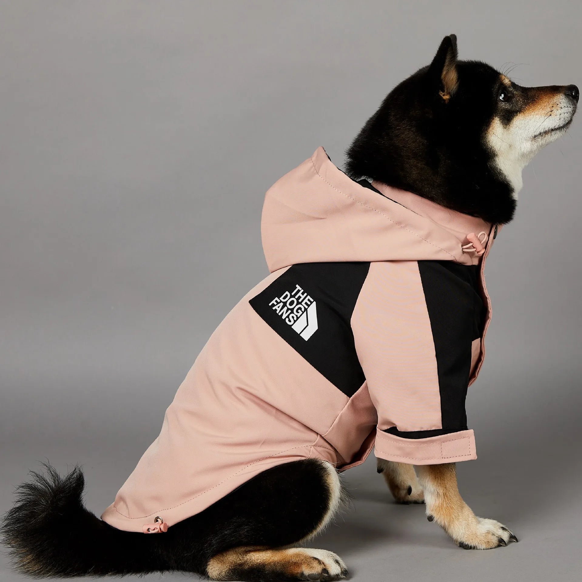 Soild Color Waterproof Dog Rain Coat S-5XL Large Dog Size Jacket Coat Windbreaker Pet Clothes 2 Legged Puppy Out Door Coat