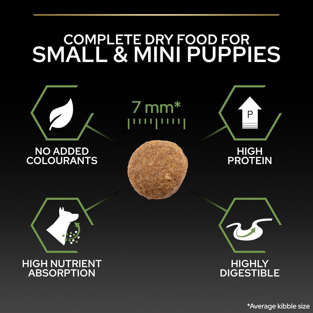 Pro Plan Small Und Mini Puppy Healthy Start, Welpenfutter Trocken, Reich an Huhn, 1Er Pack (1 X 3 Kg)